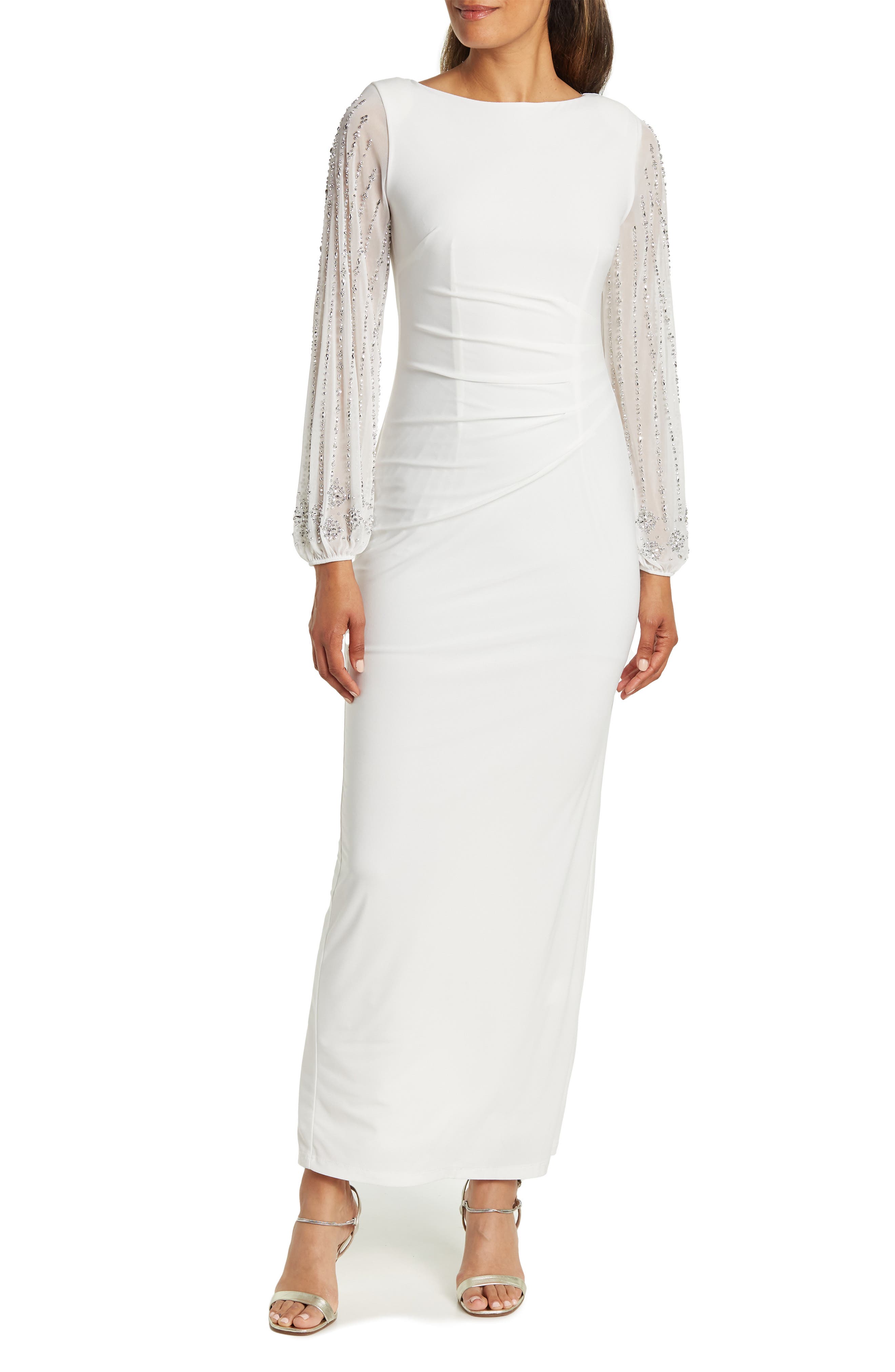 White Long Sleeve Dresses for Women ...